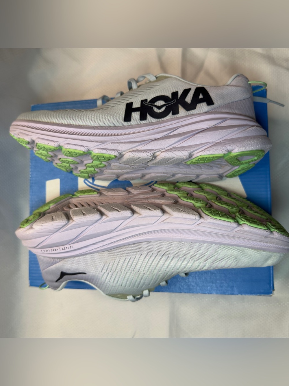 Hoka Rincon 3 Women's Running Shoes Size 9.5 Blue Fog Plein Air 1119396 PAOH - Picture 11 of 11